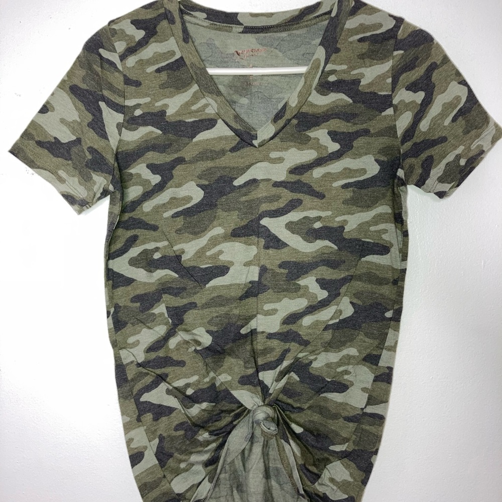 Camouflage Fitted T-Shirt
